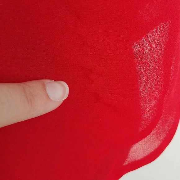 Ann Taylor Ruffle Sleeve Mock Neck Top - Picture 11 of 12